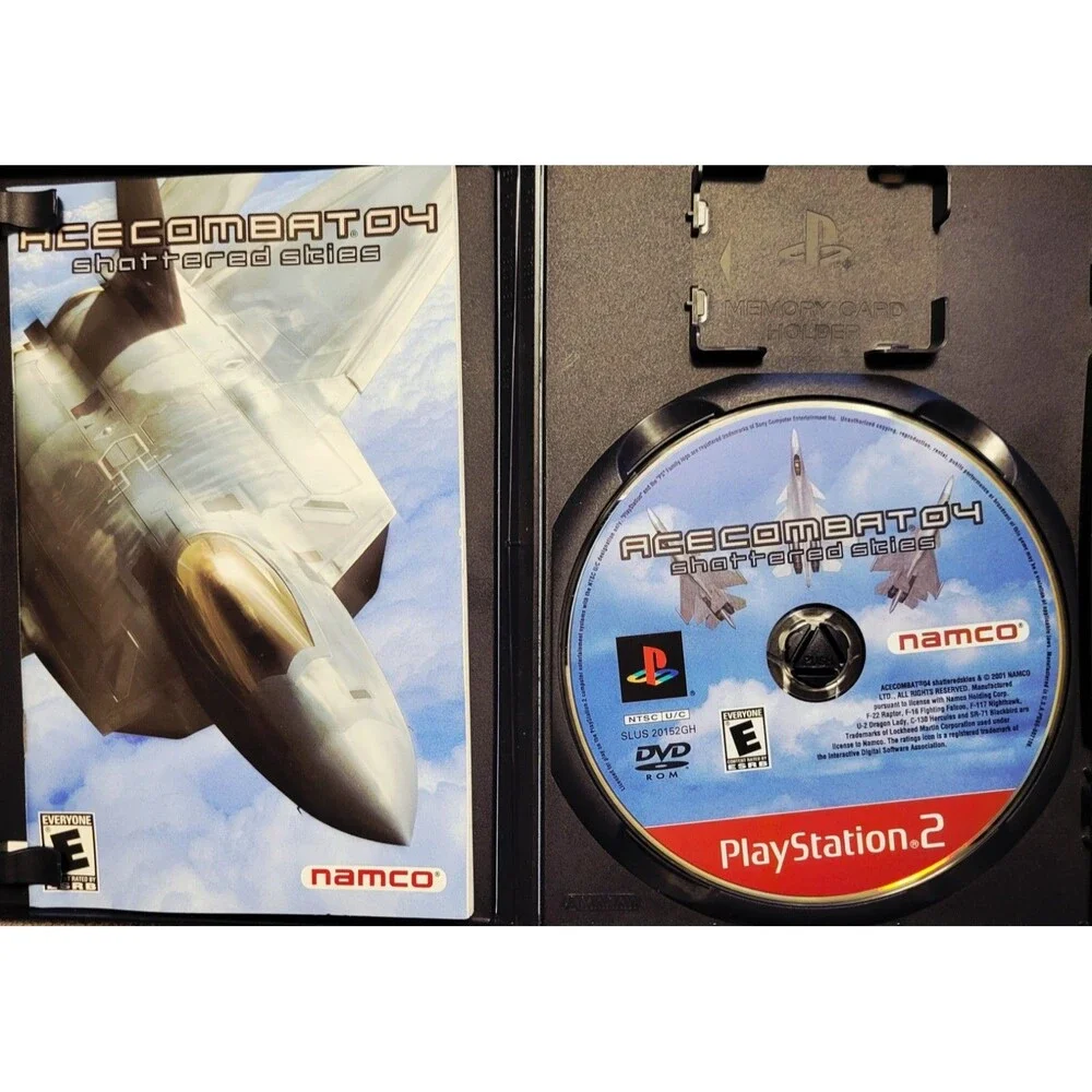 Ace Combat 04: Shattered Skies Greatest Hits (Sony PlayStation 2, 2001)FAST SHIP